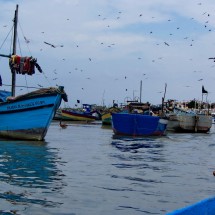 Returning to Puerto Pizarro frem our boat trip to the mangrove forest